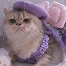 Load and play video in Gallery viewer, Cat in Cute Lilac Dress | MissyMoMo
