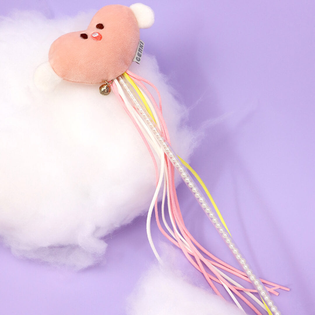 Angel Heart Cat Teaser Wand Toy | Toys for Kittens & Cats | MissyMoMo