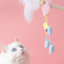 Load image into Gallery viewer, Angel Wings Feather Cat Wand Toy | Toys for Kittens & Cats | MissyMoMo