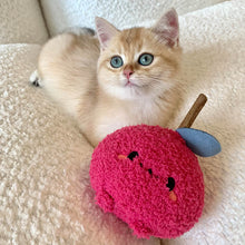 Load image into Gallery viewer, Cat with Cute Apple Silvervine Cat Chew Toy | MissyMoMo