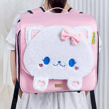 Load image into Gallery viewer, Pink Arkika Whiskers Wonders Cat Backpack | MissyMoMo