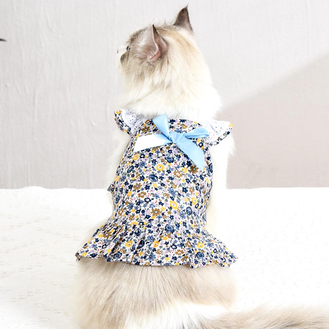 August Cat Dress | Cat Clothes | Pet Clothes | MissyMoMo
