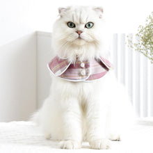 Load image into Gallery viewer, Back to School Cat Bib | Cat with Collar | MissyMoMo
