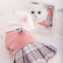 Load image into Gallery viewer, Bella Cat Dress | Cat with Dress | Cat Clothes | MissyMoMo
