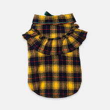 Load image into Gallery viewer, Bella Cat Shirt | Yellow Plaid Shirt for Cats | MissyMoMo