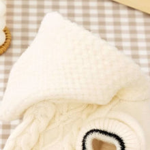 Load image into Gallery viewer, Blanc Cat Hooded Sweater | Knit Hoodie for Cats | MissyMoMo