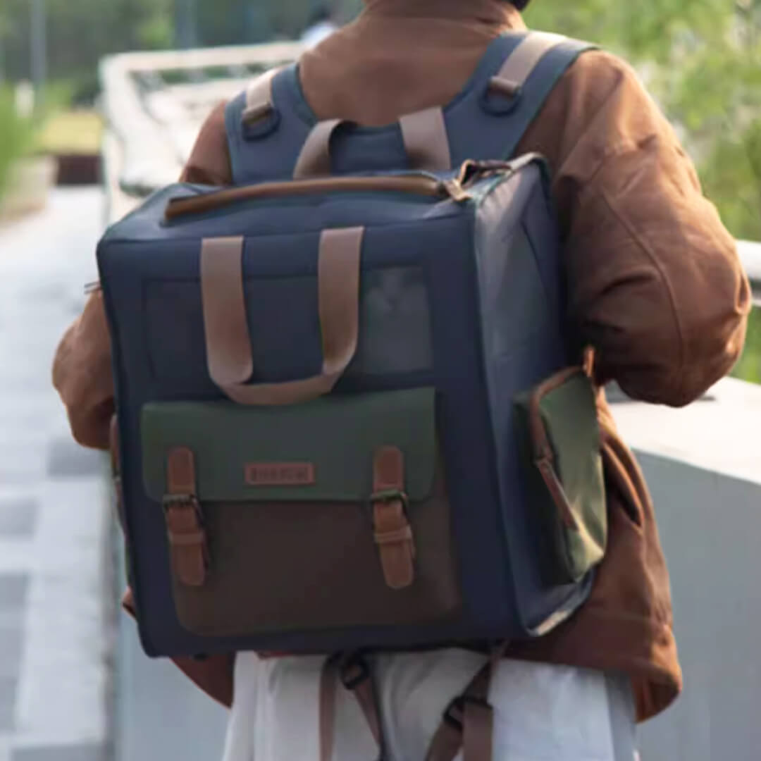 Carrying Cat Carrier Backpack with Cat | MissyMoMo