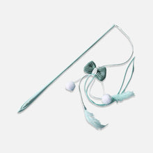 Load image into Gallery viewer, Bow Whisker Twister Cat Wand Toy | Kitten & Cat Toys | MissyMoMo