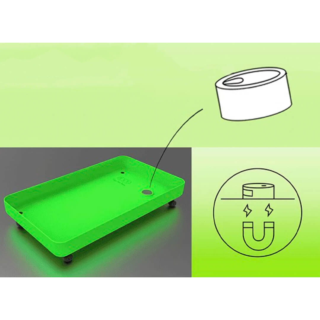 Magnetic Tray Securing Cans of Food | MissyMoMo