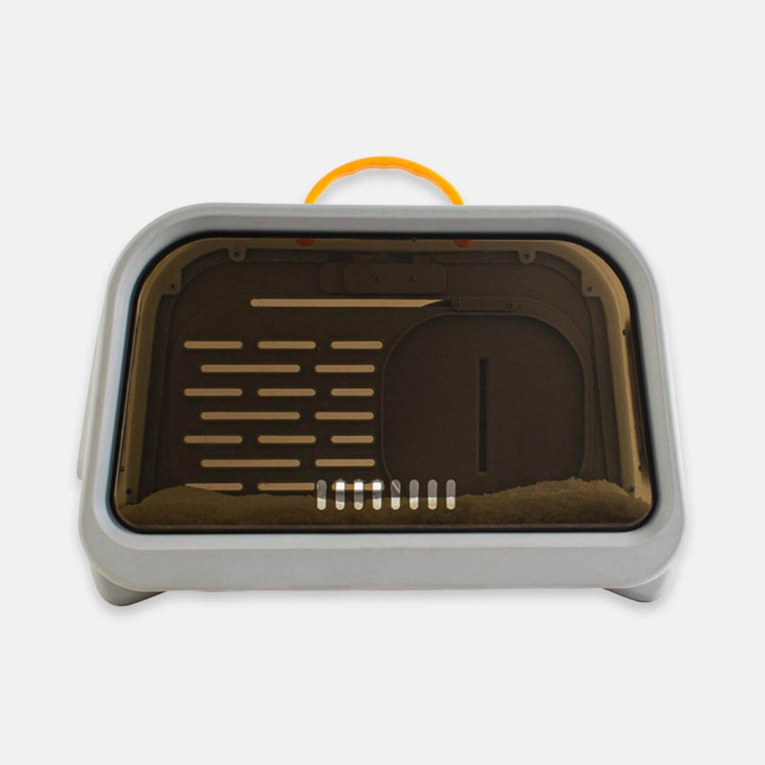 Castle Cat Carrier in Gray | MissyMoMo