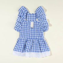 Load image into Gallery viewer, Checkers Cat Dress & Bow Set | Dress for Cats | MissyMoMo