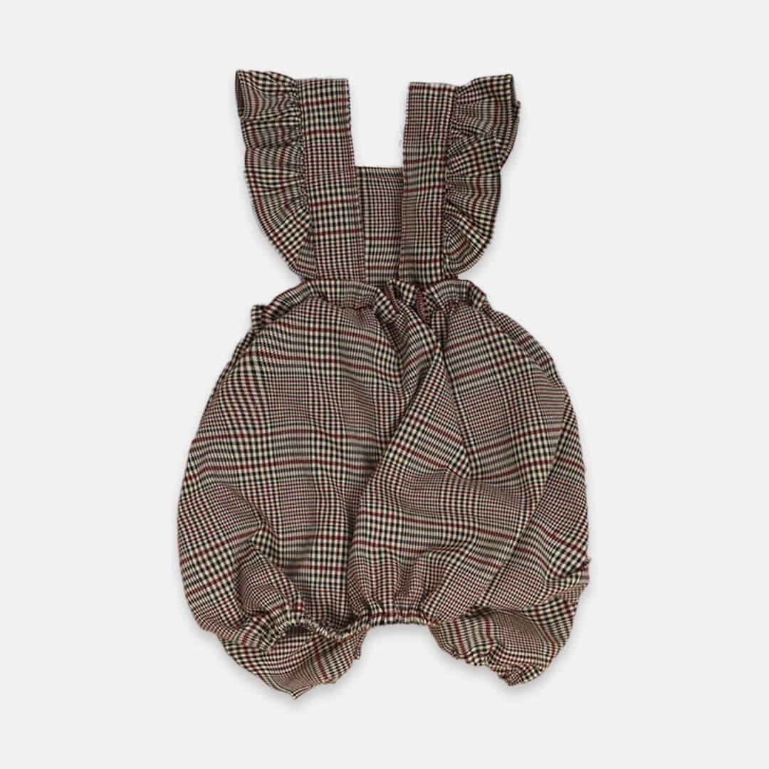 Checkers Cat Dungarees | Cat Clothes | Pet Clothes | MissyMoMo