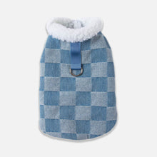 Load image into Gallery viewer, Checkers Cat Jacket | Checkered Fleece Jacket for Cats & Kittens | MissyMoMo
