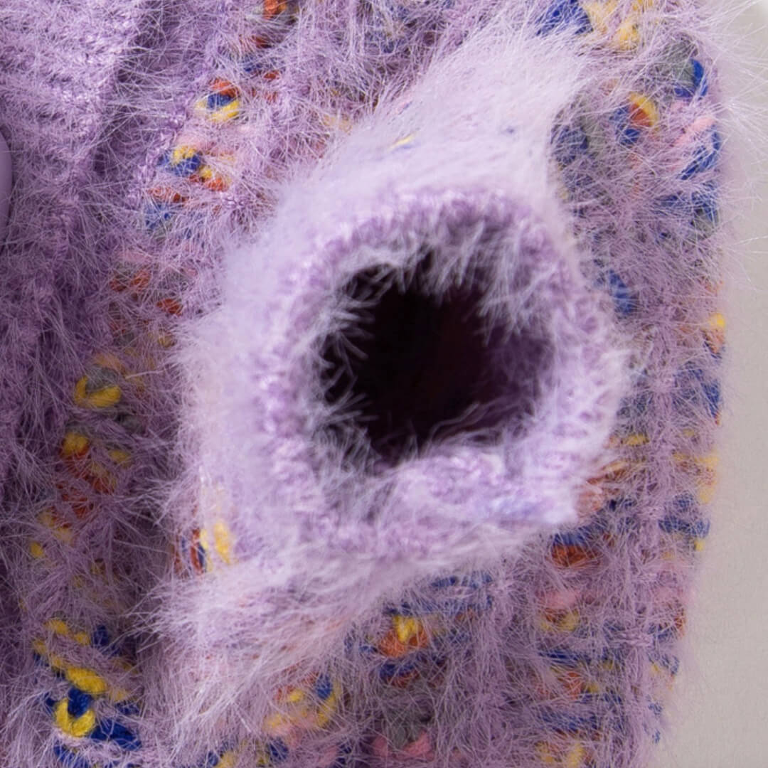 Cherie Cat Cardigan | Purple Cardigan for Cats | MissyMoMo