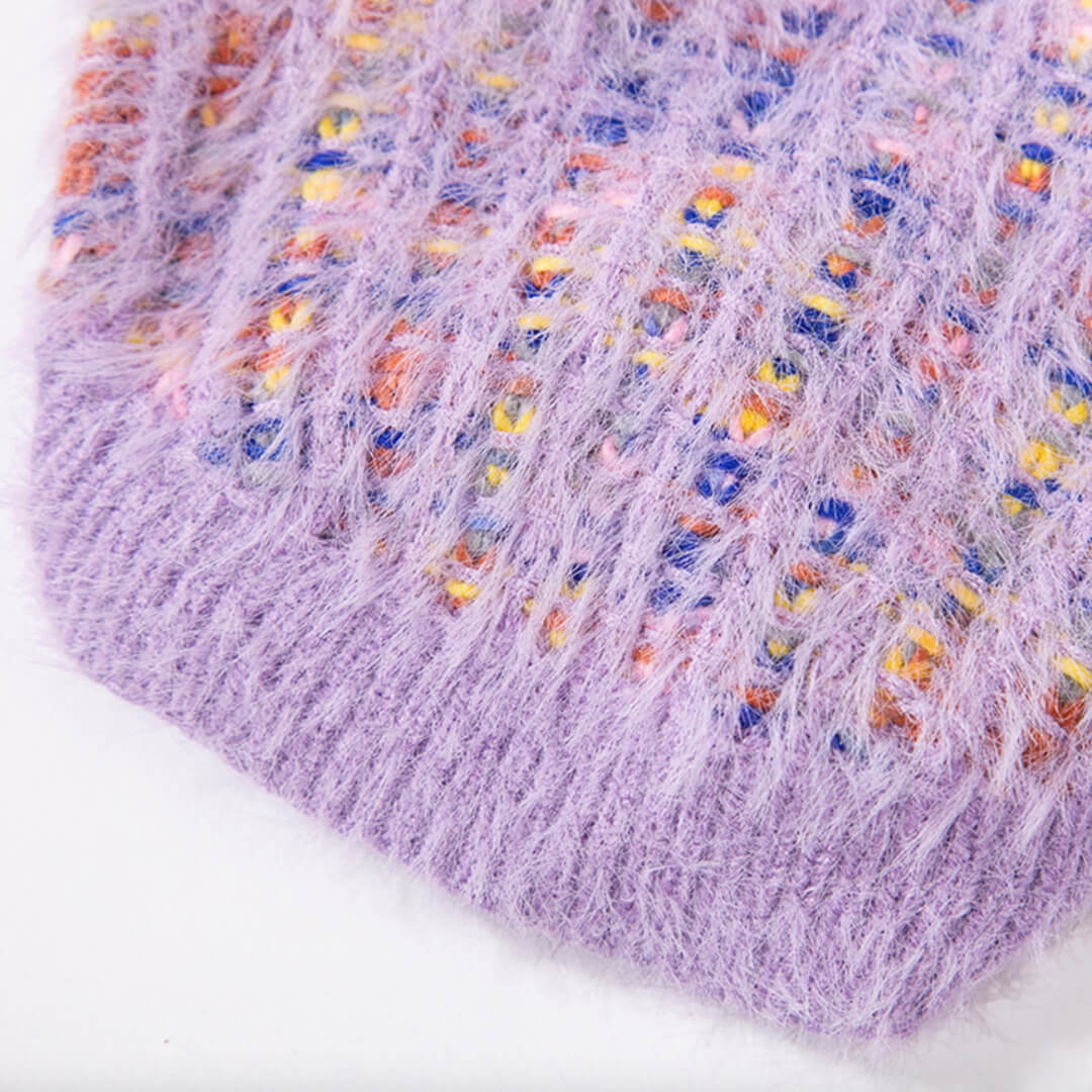 Cherie Cat Cardigan | Purple Cardigan for Cats | MissyMoMo