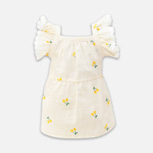 Load image into Gallery viewer, Yellow Cherry Print Dress for Cats & Kittens | MissyMoMo