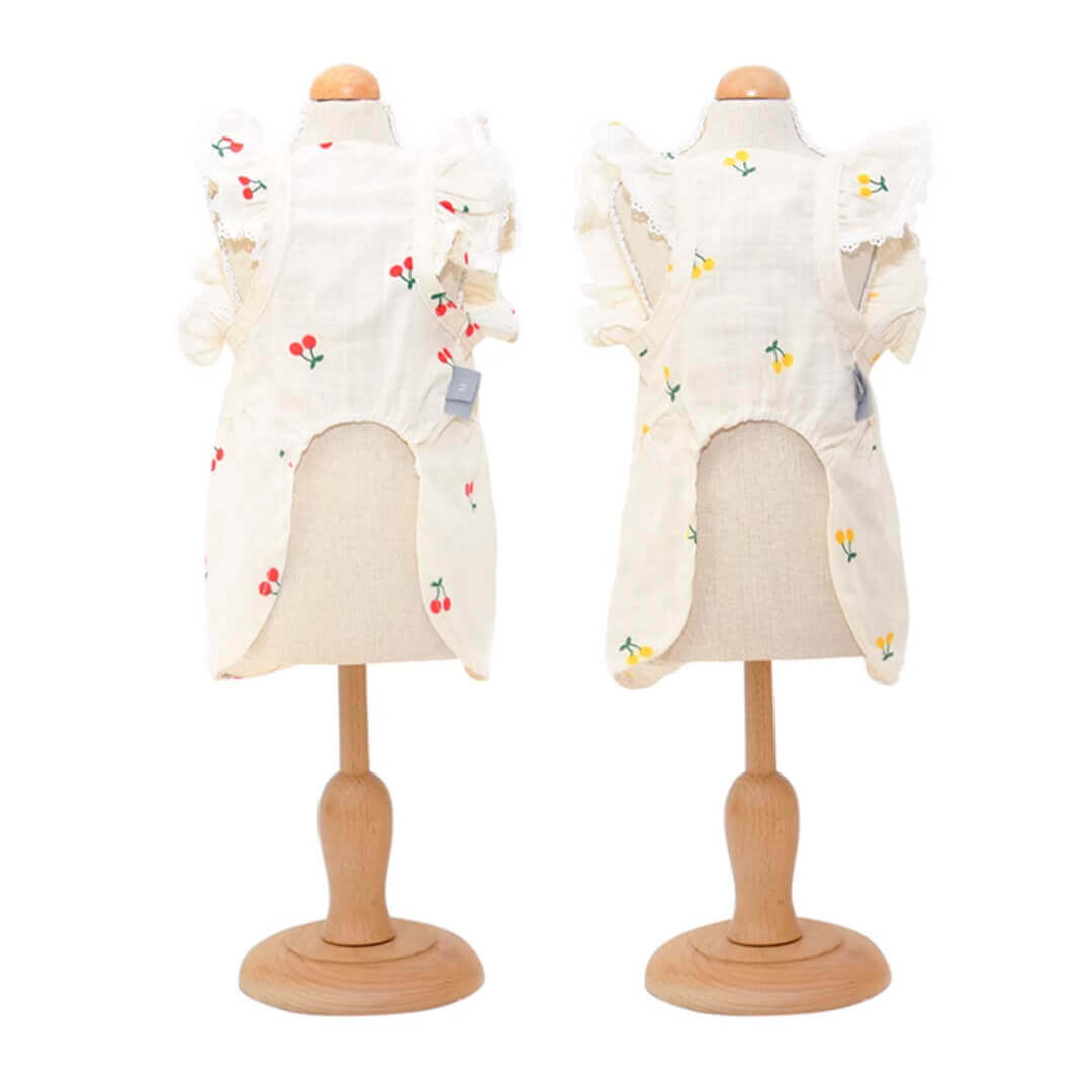 Cherry Print Dresses for Cats | MissyMoMo