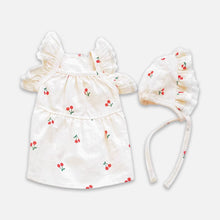 Load image into Gallery viewer, Red Cherry Print Dress & Hat for Cats & Kittens | MissyMoMo