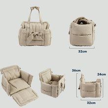 Load image into Gallery viewer, Cat Car Carrier with Detailed Dimensions | MissyMoMo