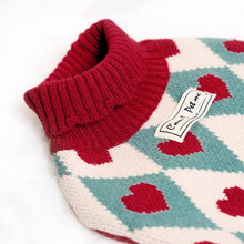 Load image into Gallery viewer, Heart Pattern Sweater for Cats | MissyMoMo