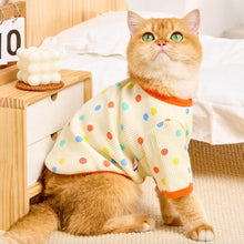 Load image into Gallery viewer, Cat in Cute Yellow Polka Dot T-Shirt | MissyMoMo