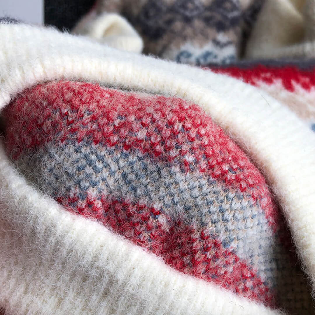 Frosty Cat Sweater | Fair Isle Cat Sweater | MissyMoMo