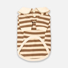 Load image into Gallery viewer, Brown Striped Shirt for Cats & Kittens | Cat Clothes | MissyMoMo