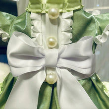 Load image into Gallery viewer, Jade Cat Dress | Green Party Dress for Kittens & Cats | MissyMoMo