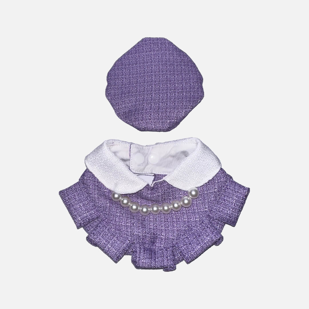 Purple Cat Hat & Bib | Handmade Cat Accessories | MissyMoMo