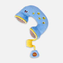 Load image into Gallery viewer, Kitty Hotline Blue Plush Pillow Cat Toy | Cat Toys | MissyMoMo
