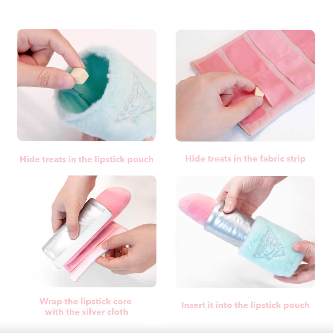 Lipstick Snuffle Toy for Cats | Interactive Toy | MissyMoMo