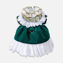 Load image into Gallery viewer, Little Princess Cat Dress | Green Dress for Cats | MissyMoMo