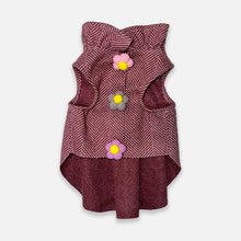Load image into Gallery viewer, Tweed Cat Dress | Red Dress for Cats | MissyMoMo
