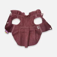 Load image into Gallery viewer, Tweed Cat Dress | Red Dress for Cats | MissyMoMo
