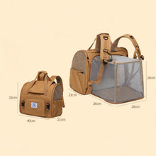 Load image into Gallery viewer, Dimensions of Expandable Cat Backpack | MissyMoMo