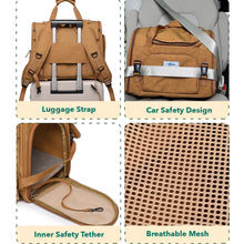 Load image into Gallery viewer, Features of Expandable Cat Backpack | MissyMoMo