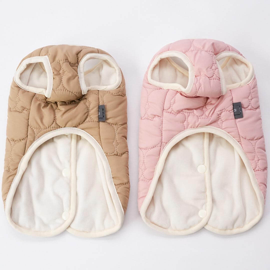 Quilted Cat Jacket Collection Pink And Brown | Cute Bear Cat Vest | MissyMoMo