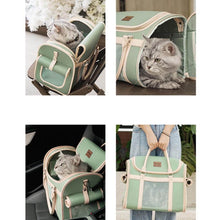 Load image into Gallery viewer, Stylish Vintage Cat Carrier for Vet Visits or Weekend Trips | MissyMoMo