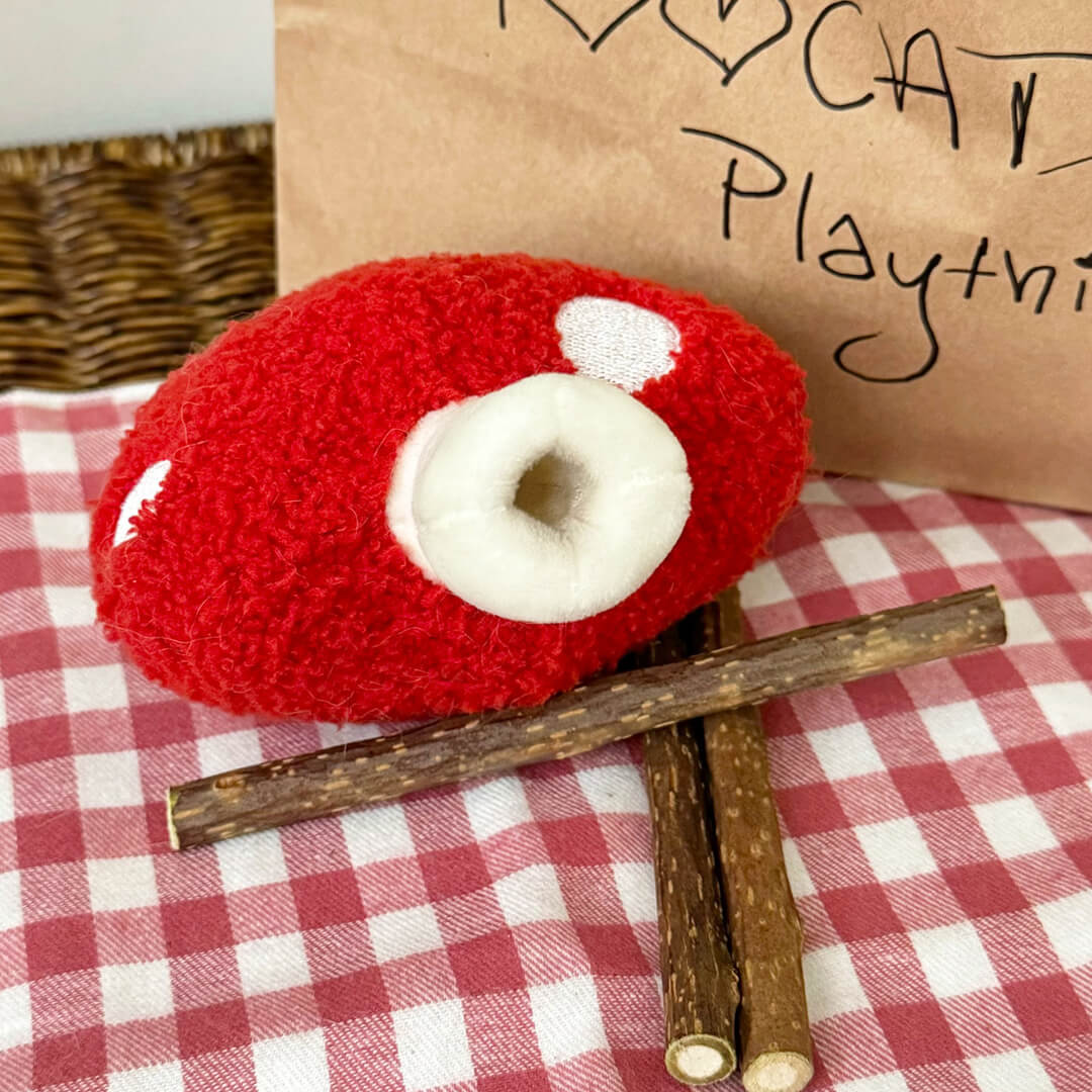 Mushroom Silvervine Cat Chew Toy | Cute Cat Toys | MissyMoMo