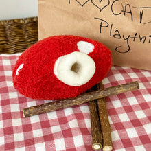 Load image into Gallery viewer, Mushroom Silvervine Cat Chew Toy | Cute Cat Toys | MissyMoMo
