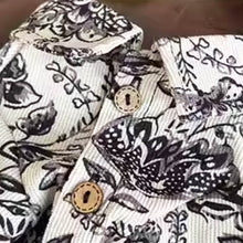 Load image into Gallery viewer, Corduroy Floral Shirt for Cats &amp; Kittens | MissyMoMo

