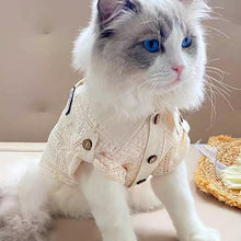 Load image into Gallery viewer, Cat in Ivory Lace Shirt | MissyMoMo