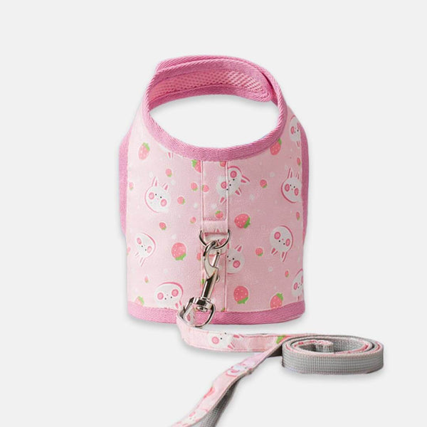 Nova Cat Harness & Leash Set in Pink | MissyMoMo