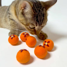 Load image into Gallery viewer, Cat with Cute Wool Felt Cat Ball Toys | MissyMoMo
