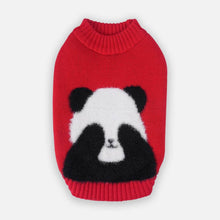 Load image into Gallery viewer, Red Panda Knit Cat Sweater | Cute Cat Sweater | MissyMoMo