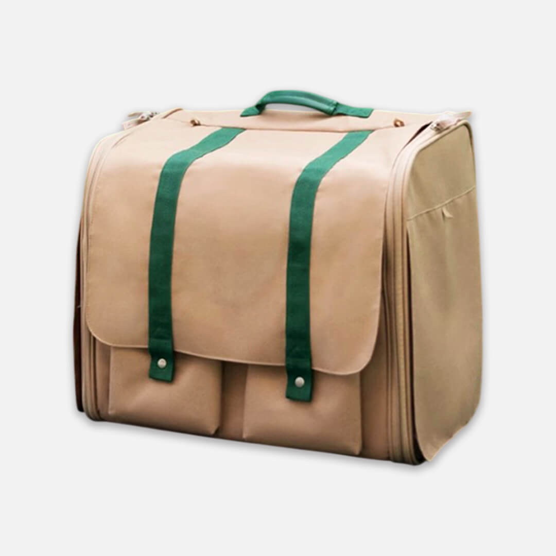 PawsHolic Collapsible Brown Cat Backpack |  MissyMoMo