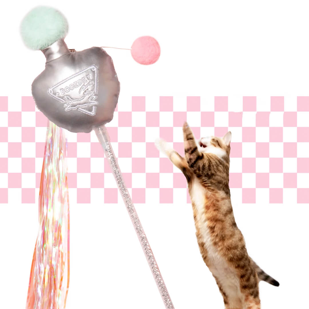 Perfume Cat Wand Toy | Interactive Cat Toy | MissyMoMo