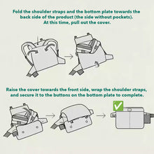 Load image into Gallery viewer, Converting The Cuddle Carrier Backpack To A Waist Pouch | MissyMoMo