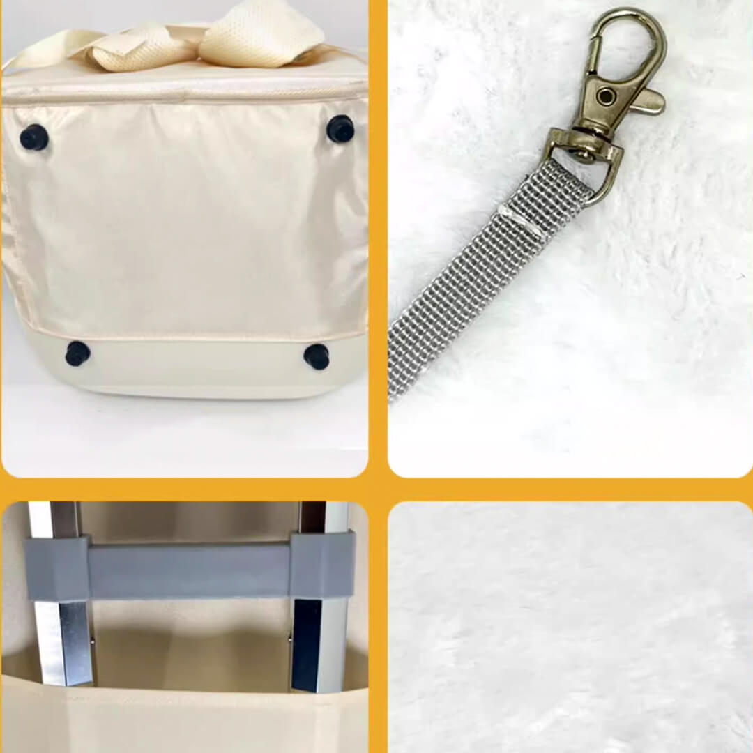 Features of Beige Collapsible Cat Backpack | MissyMoMo