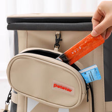 Load image into Gallery viewer, Pocket of Petstar Voyager Expandable Cat Backpack | Pet Carrier | MissyMoMo